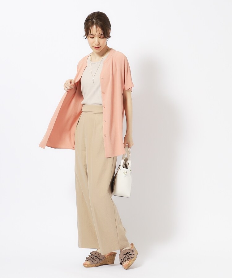 シューラルー(SHOO・LA・RUE)の【イージーケア】オンにもオフにも 前あきスキッパーシャツ17