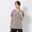 シューラルー(SHOO・LA・RUE)の【イージーケア】オンにもオフにも 前あきスキッパーシャツ19