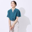 シューラルー(SHOO・LA・RUE)の【洗える/無理せずキレイ】オンオフ使える！タックスキッパーブラウス10