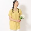 シューラルー(SHOO・LA・RUE)のさらっとゆったり カノコVネックトップス イエロー(031)