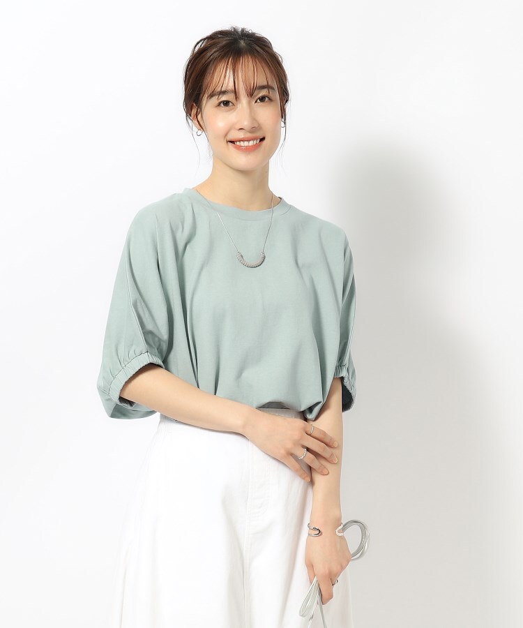 シューラルー(SHOO・LA・RUE)の【洗える】袖口ギャザー ゆるドルマントップス7