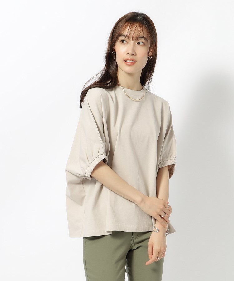 シューラルー(SHOO・LA・RUE)の【洗える】袖口ギャザー ゆるドルマントップス12