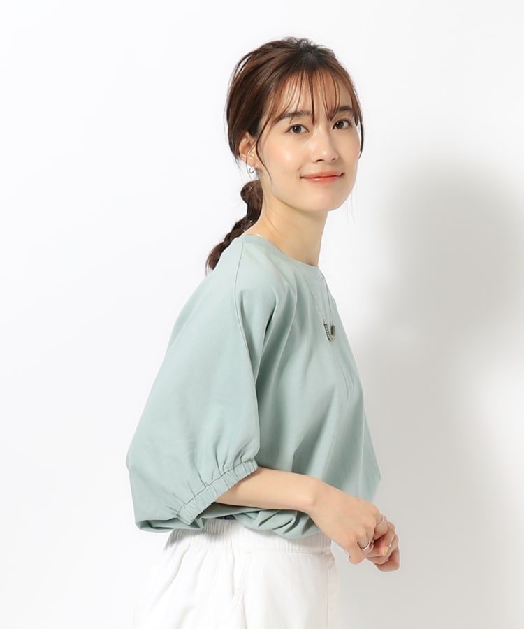 シューラルー(SHOO・LA・RUE)の【洗える】袖口ギャザー ゆるドルマントップス8