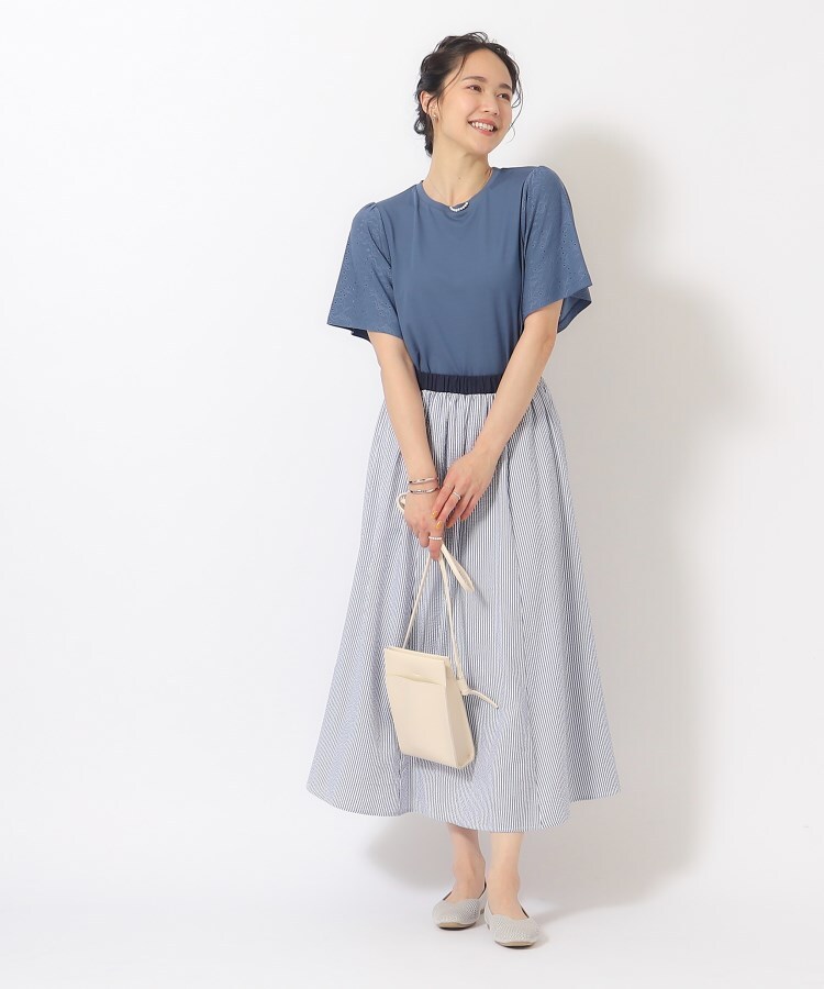 シューラルー(SHOO・LA・RUE)の【洗える】お袖レースTシャツ19