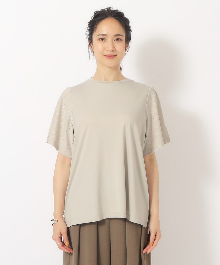 シューラルー(SHOO・LA・RUE)の【洗える】お袖レースTシャツ21