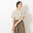 シューラルー(SHOO・LA・RUE)の【洗える/接触冷感】ひんやりつるん お袖レースTシャツ1