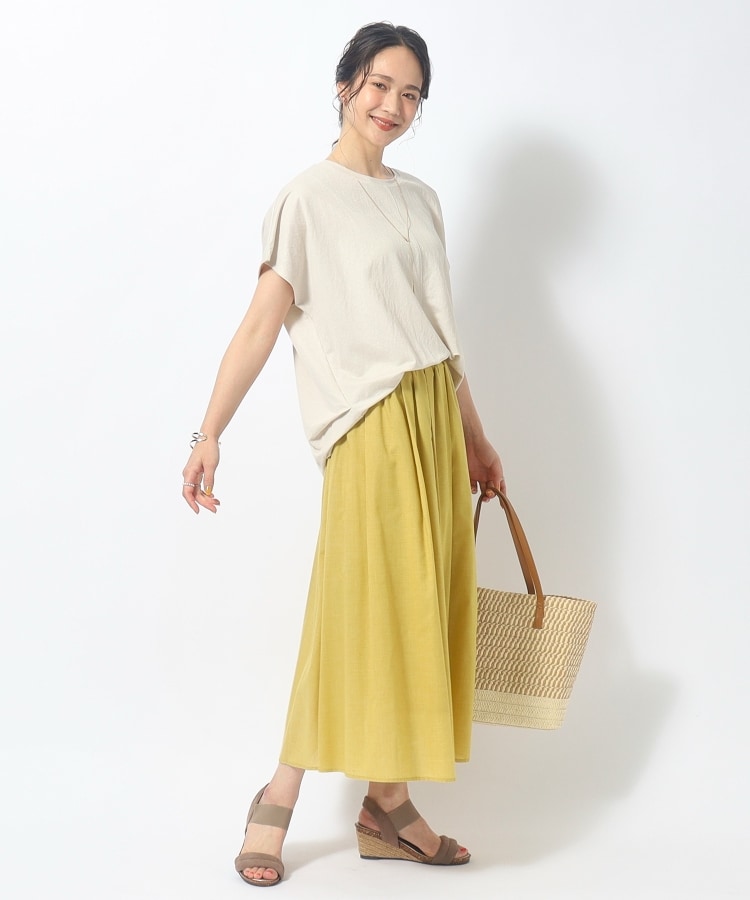 シューラルー(SHOO・LA・RUE)の【洗える】インでもアウトでも 裾タックデザイントップス12