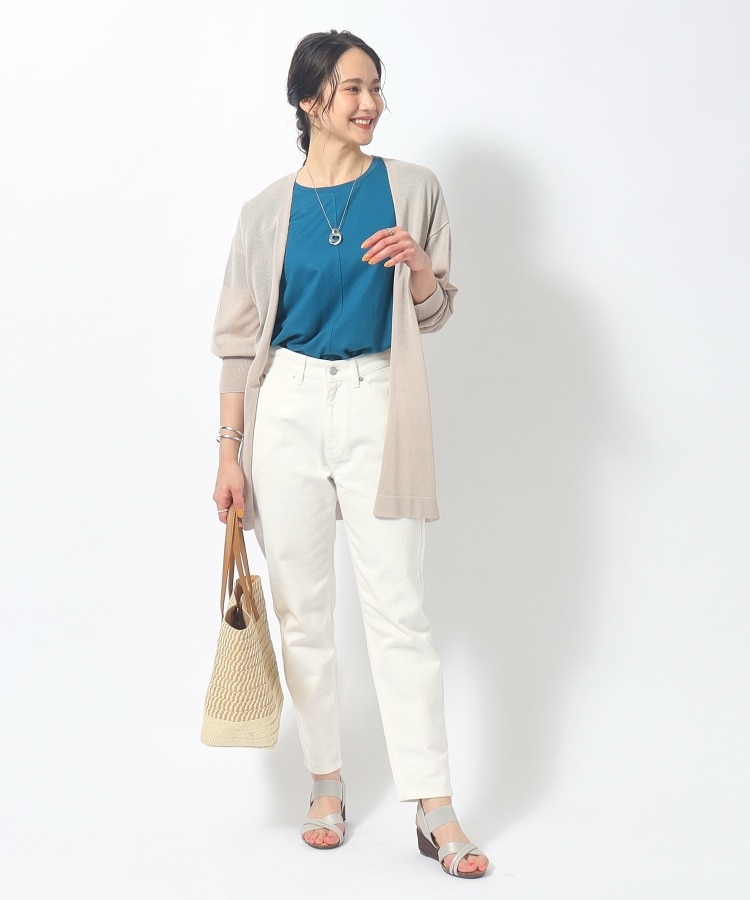 シューラルー(SHOO・LA・RUE)の【洗える】インでもアウトでも 裾タックデザイントップス18