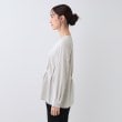 シューラルー(SHOO・LA・RUE)の【S-3L】さらり軽やか インせず決まる ペプラムブラウス10