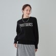 シューラルー(SHOO・LA・RUE)の【洗える/ちくちくしにくい/静電気軽減】スウェットライク ロゴニット5