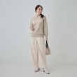 シューラルー(SHOO・LA・RUE)の【洗える/ちくちくしにくい/静電気軽減】スウェットライク ロゴニット11