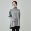 シューラルー(SHOO・LA・RUE)の【洗える/S-LL/体型カバー】もちもちっとしたタッチが心地よい タートルチュニックニット9