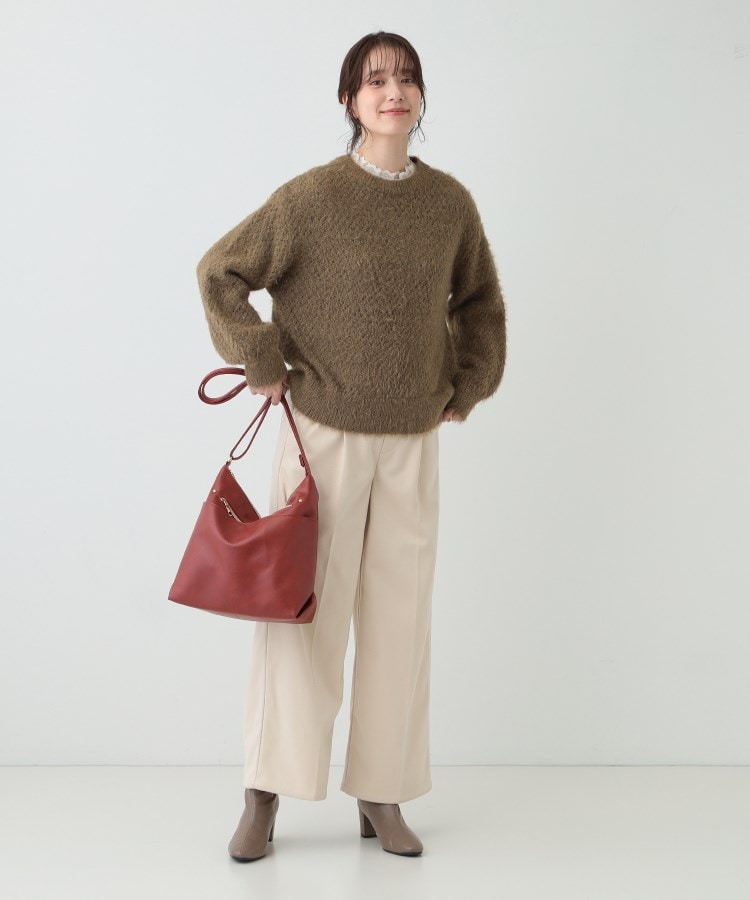 シューラルー(SHOO・LA・RUE)の【S-LL】衿レースハイネックリブトップス11