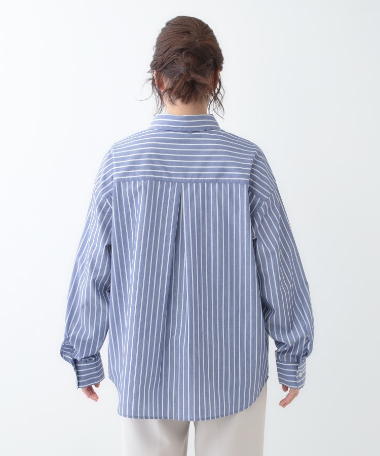シューラルー(SHOO・LA・RUE)の【洗える/S-LL】シーズン問わず合わせやすい ベーシックカラーシャツ15