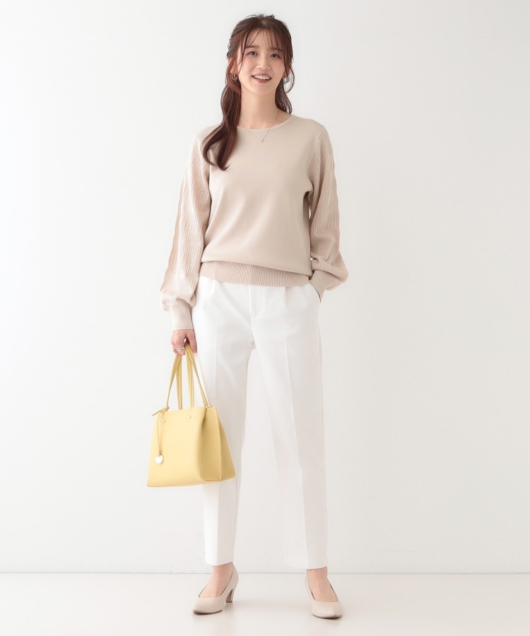 シューラルー(SHOO・LA・RUE)の【洗える/SS-3L/美脚シルエット】ソフトスティックパンツ31