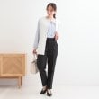 シューラルー(SHOO・LA・RUE)の【洗える/SS-3L/美脚シルエット】ソフトスティックパンツ3