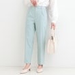 シューラルー(SHOO・LA・RUE)の【洗える/SS-3L/美脚シルエット】ソフトスティックパンツ ブルー(091)