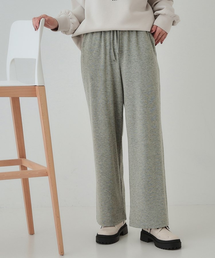やわらかい風合いが魅力 裏起毛イージーパンツ【SHOO WARM やわらかい風合いが魅力 裏起毛イージーパンツ【SHOO WARM