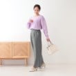 シューラルー(SHOO・LA・RUE)の【洗える/S-LL】大人のきれいめスタイルに ワイドパンツ11