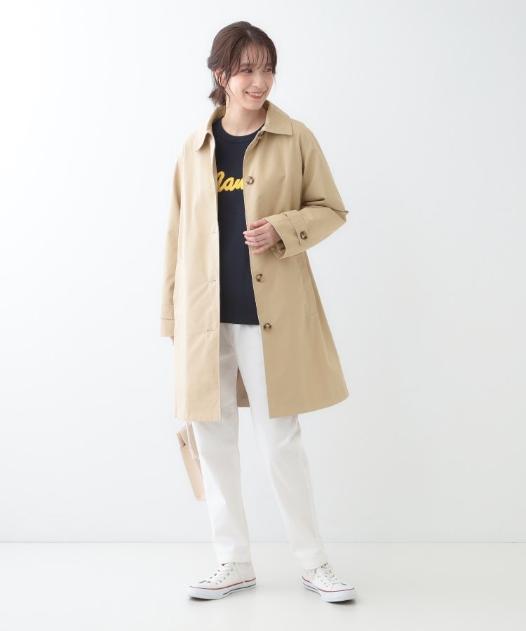 S-LL/撥水/防花粉】オンにもオフにも ステンカラーコート S-LL/撥水/防花粉】オンにもオフにも ステンカラーコート