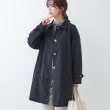 シューラルー(SHOO・LA・RUE)の【S-LL/撥水/防花粉】オンにもオフにも ステンカラーコート ネイビー(094)