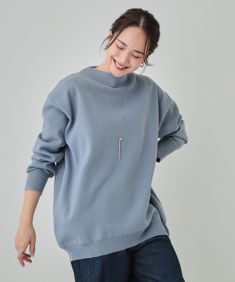 洗える/体型カバー】絶妙なネックラインにこだわった コクーン 洗える/体型カバー】絶妙なネックラインにこだわった コクーン