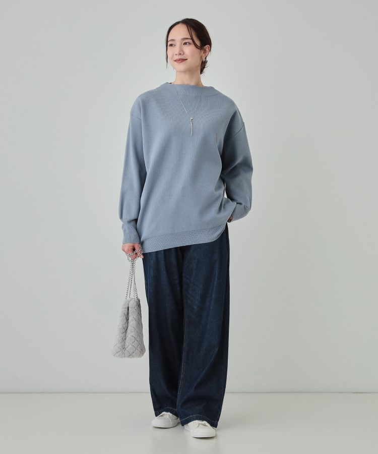 洗える/体型カバー】絶妙なネックラインにこだわった コクーン 洗える/体型カバー】絶妙なネックラインにこだわった コクーン