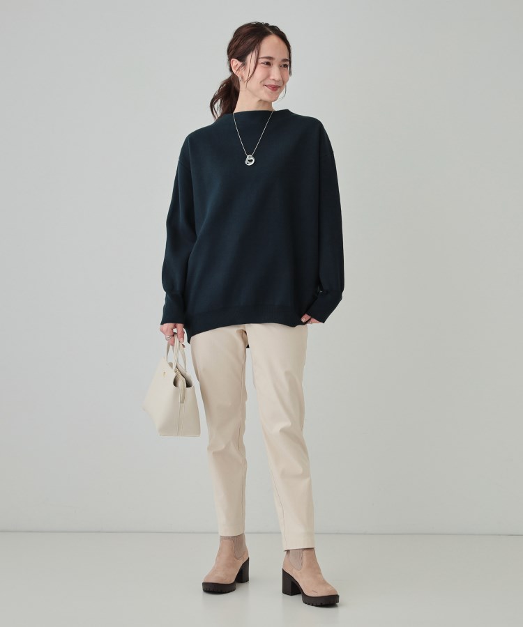 シューラルー(SHOO・LA・RUE)の【洗える/体型カバー】絶妙なネックラインにこだわった コクーンニット11