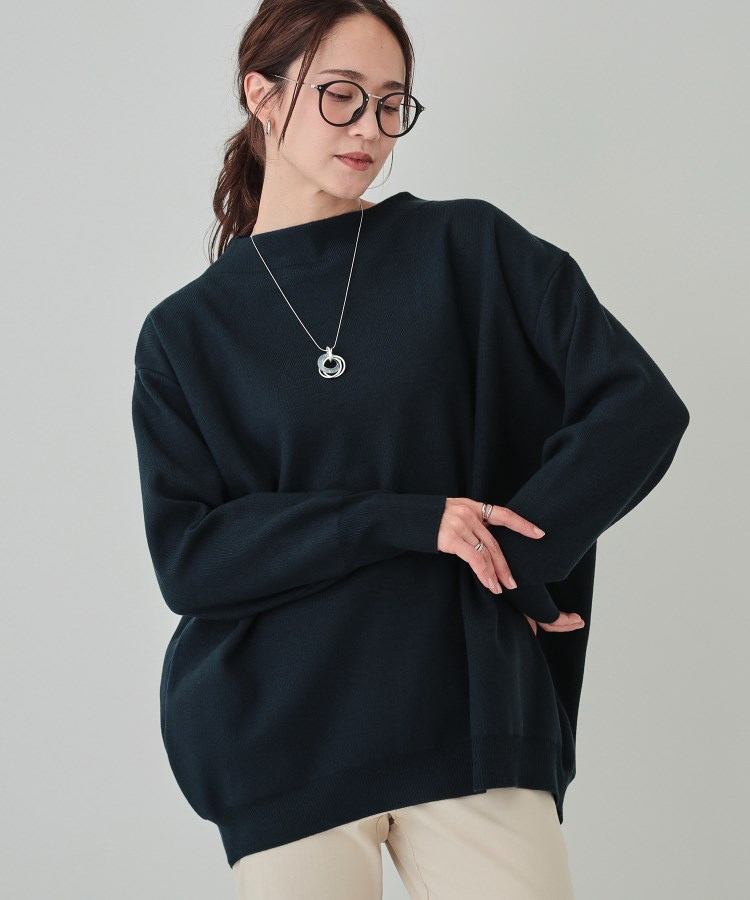 洗える/体型カバー】絶妙なネックラインにこだわった コクーン 洗える/体型カバー】絶妙なネックラインにこだわった コクーン
