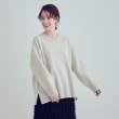 シューラルー(SHOO・LA・RUE)の【S-LL/洗える】スウェットライク オーバーサイズニット21