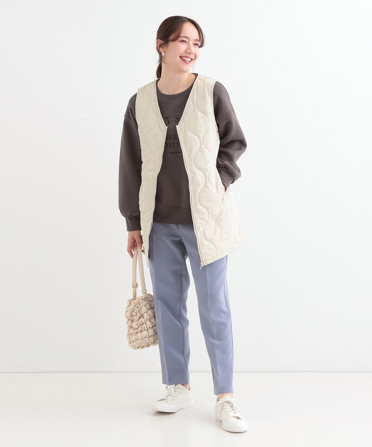 シューラルー(SHOO・LA・RUE)の【撥水/防花粉/S-LL】ライナー付き ミリタリーフーデッドコート13