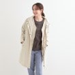 シューラルー(SHOO・LA・RUE)の【撥水/防花粉/S-LL】ライナー付き ミリタリーフーデッドコート8