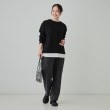シューラルー(SHOO・LA・RUE)の【洗える/S-LL】着るだけ簡単こなれ感 裏起毛レイヤード風スウェット【SHOO WARM】7