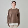 シューラルー(SHOO・LA・RUE)の【洗える/S-LL】着るだけ簡単こなれ感 裏起毛レイヤード風スウェット【SHOO WARM】13