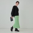 シューラルー(SHOO・LA・RUE)の【洗える/S-LL】一枚でサマ見え 裏起毛お袖チュールスウェット【SHOO WARM】3