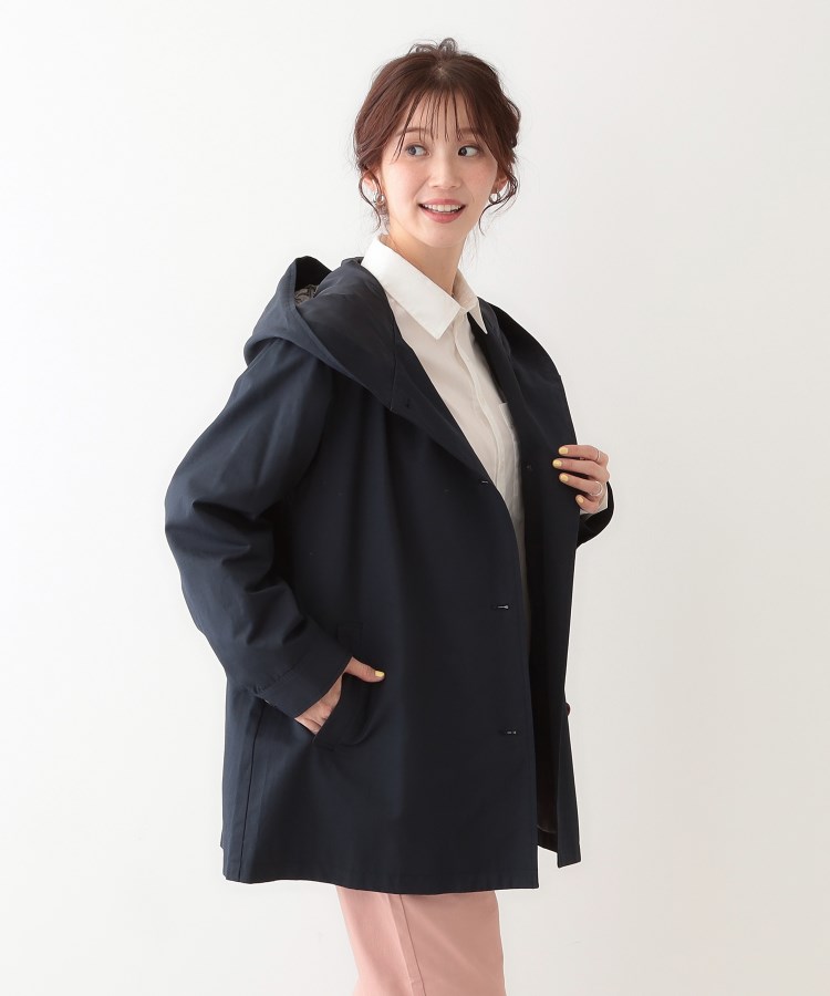 シューラルー(SHOO・LA・RUE)の【S-LL/撥水/花粉対策】フーディーテントブルゾン10