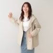 シューラルー(SHOO・LA・RUE)の【S-LL/撥水/花粉対策】フーディーテントブルゾン6
