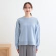 シューラルー(SHOO・LA・RUE)の【S-LL/洗える】顔回りすっきりガーター編み切り替えニット13