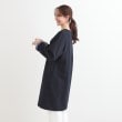 シューラルー(SHOO・LA・RUE)の身体のラインをきれいにカバー　お袖折り返しAラインチュニックワンピース6