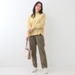 シューラルー(SHOO・LA・RUE)の【洗える/SS-3L/美脚シルエット】綿ストレッチイージーテーパードパンツ26