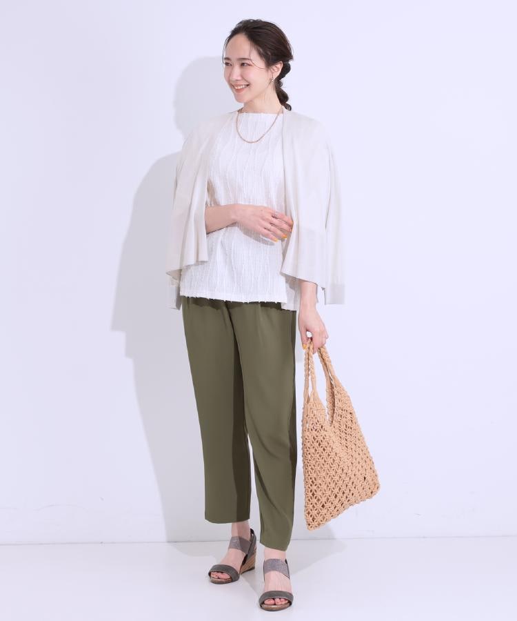 シューラルー(SHOO・LA・RUE)の【接触冷感】さらさらぷるん イージーテーパードパンツ41