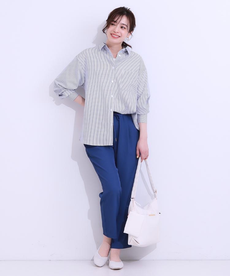 シューラルー(SHOO・LA・RUE)の【接触冷感】さらさらぷるん イージーテーパードパンツ35