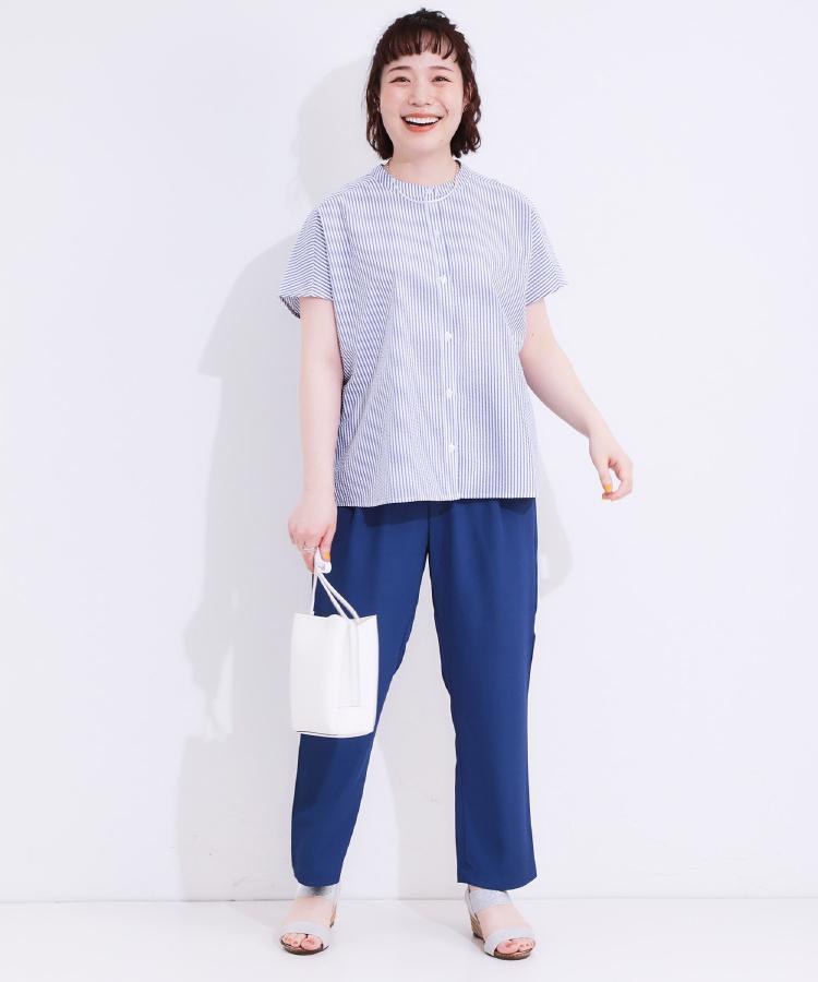 シューラルー(SHOO・LA・RUE)の【接触冷感】さらさらぷるん イージーテーパードパンツ52