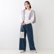 シューラルー(SHOO・LA・RUE)の【S-LL】ロゴの立体感が魅力 ブラシ刺繍ロンT3