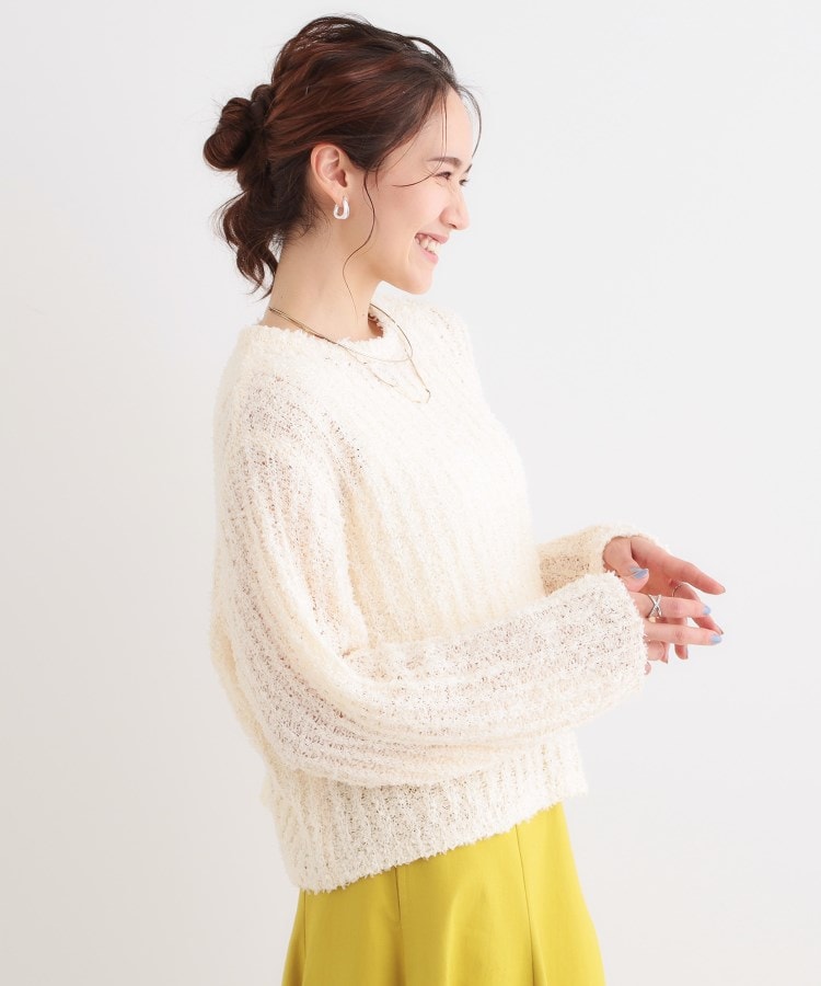 シューラルー(SHOO・LA・RUE)の程よくエアリー テープヤーンニット2