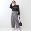 シューラルー(SHOO・LA・RUE)の【洗える/S-LL】一枚でもレイヤードでも グラフィック長袖Tシャツ23