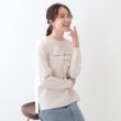 シューラルー(SHOO・LA・RUE)の【洗える/S-LL】一枚でもレイヤードでも グラフィック長袖Tシャツ26