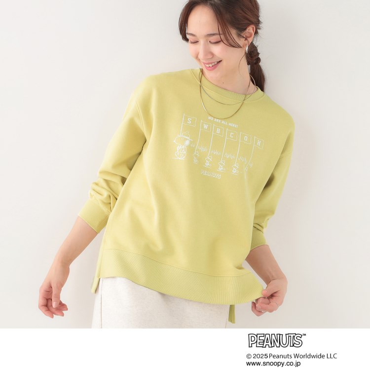 シューラルー(SHOO・LA・RUE)の【PEANUTS】プリントスウェット スウェット・トレーナー