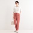 シューラルー(SHOO・LA・RUE)の【洗える/SS-3L】脚のラインを拾いにくい スマートイージー テーパードパンツ15