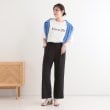 シューラルー(SHOO・LA・RUE)の【洗える/しわになりにくい】脚のラインを拾いにくい スマートイージー ワイドパンツ3